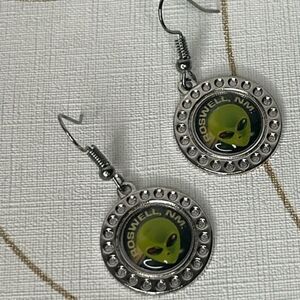 Roswell, New Mexico fishhook earrings